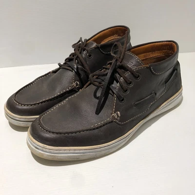 £17 • Buy Massimo Dutti Mid Ankle Boot UK 7 EU 41 Brown Leather Deck Lace Up Winter