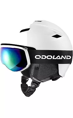 Odoland Ski Helmet And Goggles Set Snowboard Helmet And Protective Glasses  LA. • $49.99