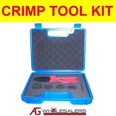 $39 • Buy Crimp Tool Set Kit For Terminals, Boot Lace, Wire End Ferrule, Anderson Plug 50a