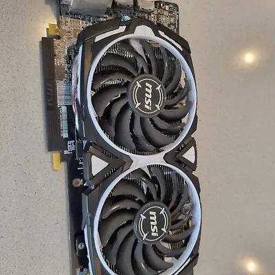 MSI Radeon RX 580 ARMOR 8G OC 8GB GDDR5 PCIe Video Card (RADEONRX580ARMOR8GOC) • $240