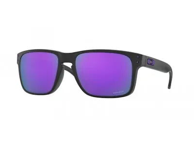 Oakley Sunglasses OO9102 HOLBROOK 9102K6 MATTE  Black Purple • £105.89