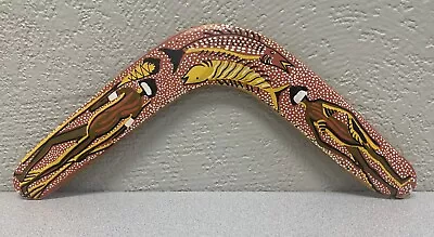 EUC VTG Hand Painted Native Art Handcrafted Wooden Boomerang Australian Artcraft • $20