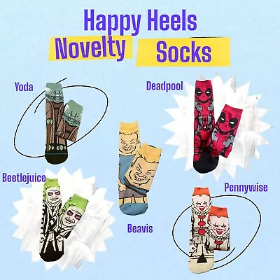 Step Into Fun: Novelty Socks For Every Personality! Various Unisex Adult Socks • £4.29