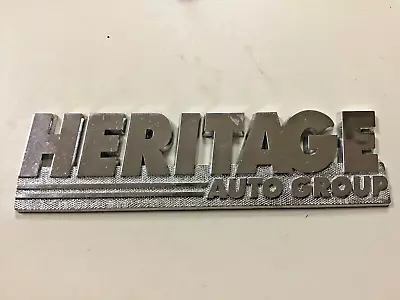 HERITAGE AUTO GROUP Car Dealer Dealership Plastic Emblem  • $16.99