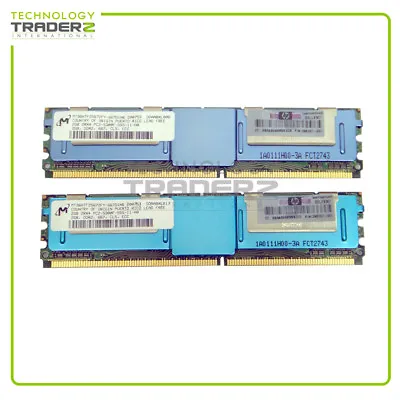 $10.99 • Buy KIT OF 2 397413-B21 HP 8GB (4x2GB) PC2-5300F DDR2-667MHz ECC 2Rx4 Memory Kit