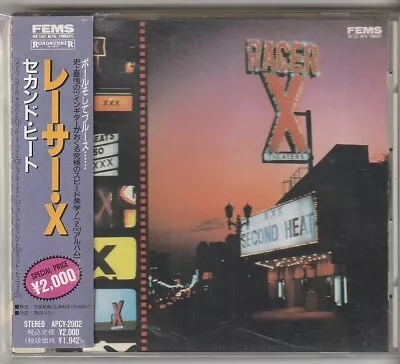 Racer X – Second Heat Japan CD W/obi APCY-2002 • $17.99