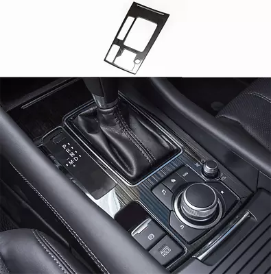 For Mazda 6 Atenza 2018-2021 Black Steel Inner Gear Shift Panel Frame Cover Trim • $34.21