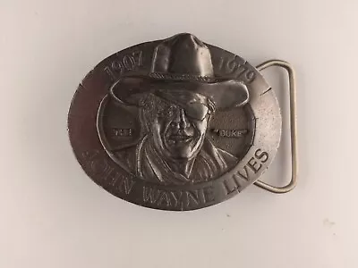 John Wayne Lives 1907-1979  The Duke  Buckles Of America Belt Buckle BA-172 USA • $15