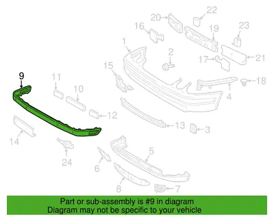 2088850321 Mercedes Benz CLK320 CLK430 CLK55 AMG 98-03 Front Bumper Impact Strip • $209.25