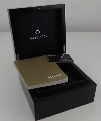 Milus Empty Monocera Stainless Steel Watch Box #478 • $28.45