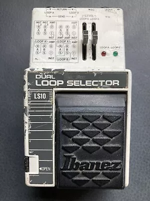 Vtg Ibanez LS10 Dual Loop Selector Guitar Effect Pedal Foot Switch Stomp Box • $44.99