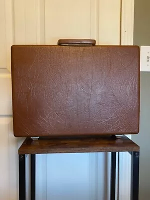 VTG Samsonite The Survivor Classic IV Hardshell Brown Briefcase W/Keys & Manual • $75