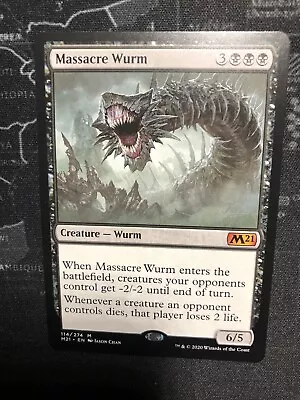 MASSACRE WURM -MTG - CORE SET 2021 Ships Free!! • $7.50