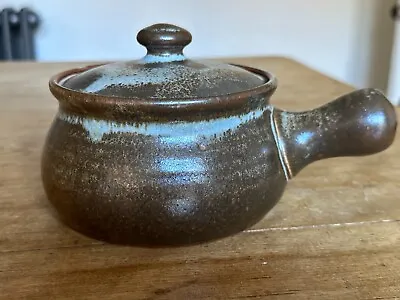 Michael Leach Yelland Studio Pottery Handled/Lidded Soup/Stew Bowl VG Condition • £14