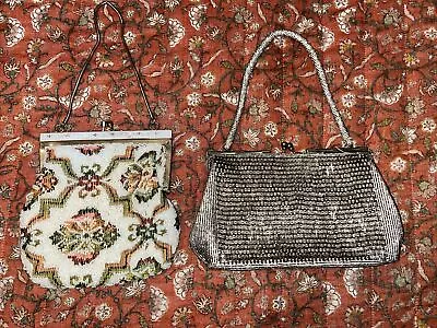 Lot Of Two Vintage Beaded Purses Small  • $4.50