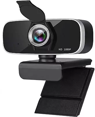 Webcam 1080P Full HD USB Video Camera Pro & Cover Microphone For Laptop Mac PC • $12.99