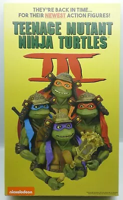 NECA - SAMURAI Teenage Mutant Ninja Turtles 3 - 7  Scale Action Figures 4 Pack • £175