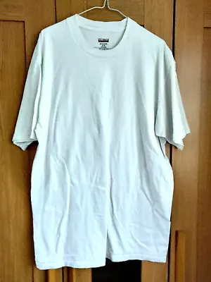 £9.99 • Buy Kirkland Mens White Crew Neck T Shirt Short Sleeve Top Size Xl Length 33 Stretch