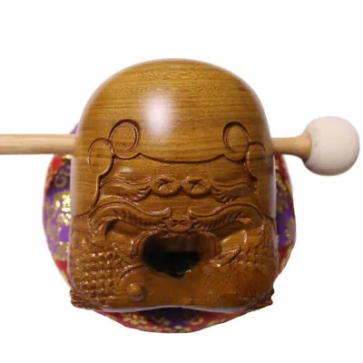 Wooden Fish Mokugyo Temple Block Drums 3.5 Inch Zen Buddhist Monk Muyu Rosewood • $42.10