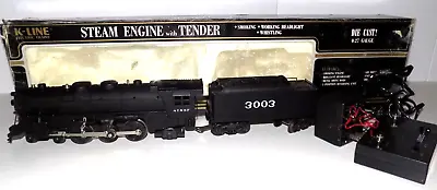 K-Line Trains A.T.&S.F. Santa Fe Engine & Tender 4-6-2 Cab #3003 Item #K3003 • $159.99