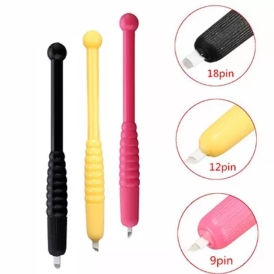 £5.49 • Buy Microblading Tattoo Pen Tool Permanent Eyebrow Makeup F9 F12 U18 Blades UK