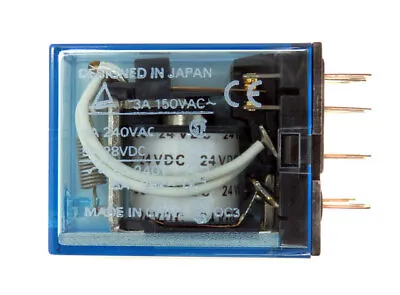 Omron 24V DC 4PDT 5A 14 Pin Power Relay MY4-J • $4.50