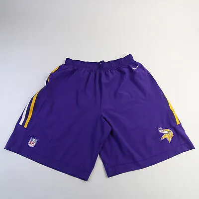 Minnesota Vikings Nike NFL On Field Practice Shorts Men's Purple/Gold Used • $12.75