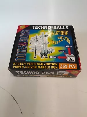 Techno Balls 269 Piece Marble Run Play Set. 97% Complete  • £5