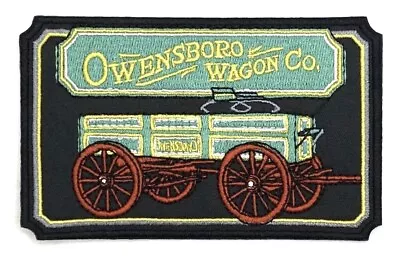Owensboro Wagon Company  Stagecoach Vintage Style Retro Patch Owensboro KY • $5.60