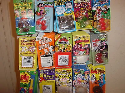 Classic Joke Tricks 35+ To Choose From.Fart Sweets/Fart Whistles/Fake Cigs Etc  • £4.50