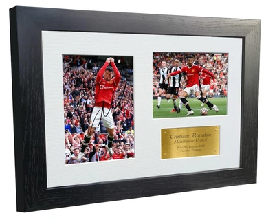 £25 • Buy Signed Cristiano Ronaldo Manchester United Autographed Photograph Picture Frame