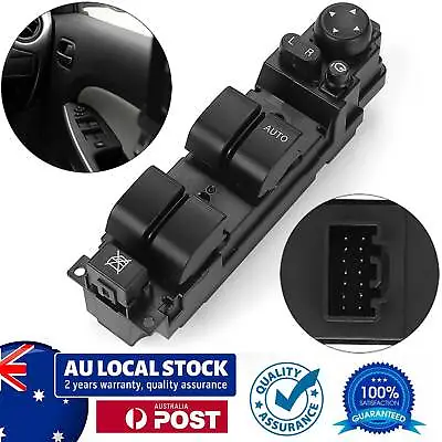 Power Master Window Switch Mirror Fit For Mazda 6 GH For Mazda 2 DE 2008-2012 AU • $36.10