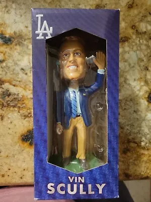 Vin Scully Los Angeles Dodgers Promotional Bobblehead 2015 SGA NEW In Box • $100