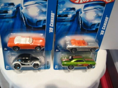 Hot Wheels Kar Keepers Series 1969 Camaros Vw Bug 1970 Plymouth Road Runner  • $19