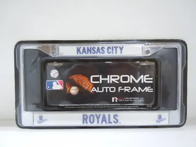 Kansas City Royals MLB Chrome Metal License Plate Frame NEW • $10.49
