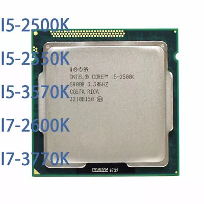 £55.09 • Buy INTEL Core I5-2500K I5-2550K I5-3570K I7-2600K I7-3770K LGA 1155 CPU Processor