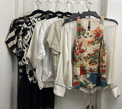 ZARA - Lot Of 8 Women’s Tops/Blouses - Sizes ( 2-Small 4-Medium And 2-Large) • $50