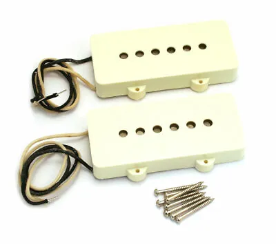 Genuine Fender Pure Vintage '65 Jazzmaster Guitar Pickups Set - AGED WHITE • $139.99