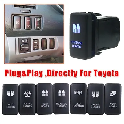 For Toyota FJ Cruiser 4 Runner 12V Highlander LED Light Bar Push Button • $7.06