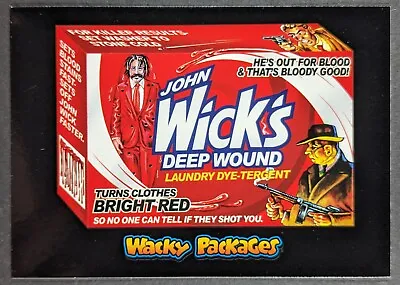 John Wick's 2018 Topps Wacky Packages Action Film Sticker Card #12 (NM) • $1.98