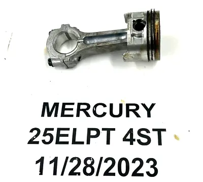 Mercury Outboard 25hp EFI Piston & Con Rod 898103A08 FRESHWATER! • $35