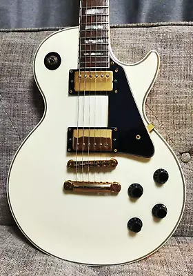 Epiphone Made In Japan Les Paul Custom Type White Used Guitar F/S From Japan • $888