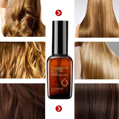 £5.65 • Buy 1 PCS Pure Moroccan Argan Oil Macadamia Nut Oil Hair C6K1 & Treatment N5X2 Z1B6