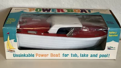 Vintage NOS Union Craft Inboard Toy Motor Powerboat Speed Boat READ! • $159.99
