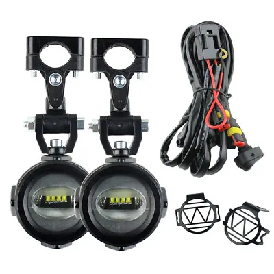 $57.50 • Buy Set Of LED Auxiliary Fog Lights Fit For R1200GS Adv F800GS F700GS F650 K1600