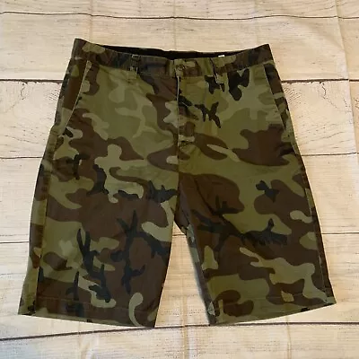 Volcom True To This Mens Size 32 Camouflage Camo Chino Shorts • $16.99