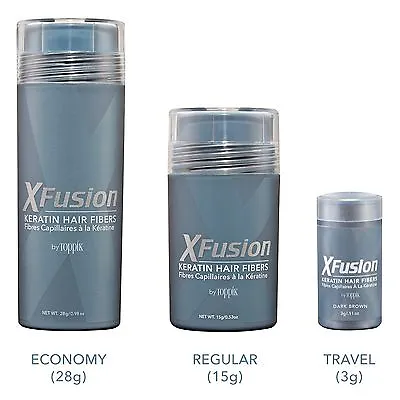 XFusion Keratin Hair Fibers - Black / Dark Brown / Medium Brown / Light Brown • $28.50