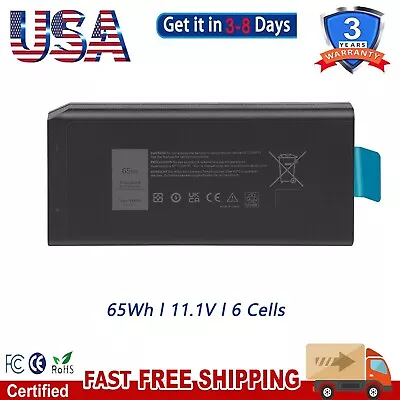 CJ2K1 Battery For Dell Latitude 5404 5414 7414 7404 E5404 XN4KN 4XKN5 X8VWF 65Wh • $21.89