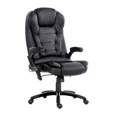 $183.95 • Buy Artiss Massage Gaming Office Chair 8 Point Heated Chairs Computer Seat Black