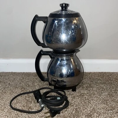 $69.99 • Buy Sunbeam Chrome Coffeemaster Electric Siphon Automatic Vacuum Coffee Maker C30A